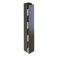 Вертикальний кабельний організ атор 42U, RAL9005 HDWM-VMF-42-25/20F в Notebooker.ua