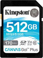 Карта пам'яті KINGSTON Canvas Go! Plus SD (SDG3/512GB) в Notebooker.ua