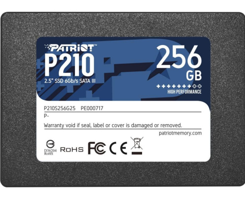 Накопичувач SSD PATRIOT P210S256G25 в Notebooker.ua фото 2