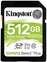 Карта пам'яті KINGSTON 512GB SDXC Canvas Select Plus  (SDS2/512GB) в Notebooker.ua