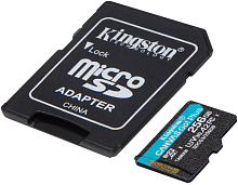 Карта пам'яті KINGSTON Canvas Go Plus 170R + ADP (SDCG3/256GB) в Notebooker.ua