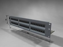 Патч-панель 19", 48xRJ45, UTP, кат.5е, 2U PID-00059 в Notebooker.ua